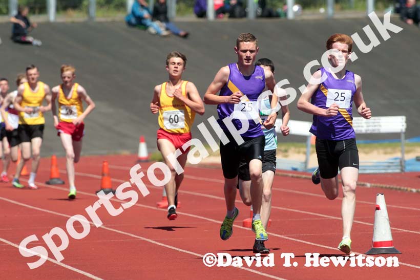3000 metres at the Annual Inter-Counties Schools, Cleveland v Cumbria v Durham v Northumberland at Claireville Stadium, Middlesbrough